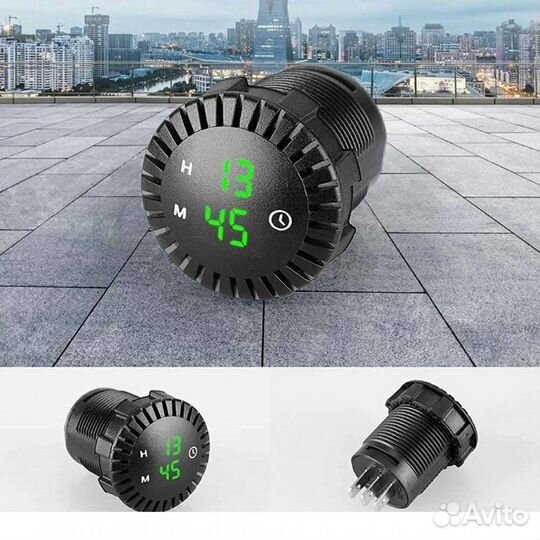 Часы автомобильные врезные Орбита TS-CAU54