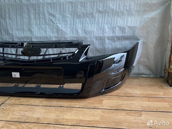 Бампер передний черная пантера Лада Приора
