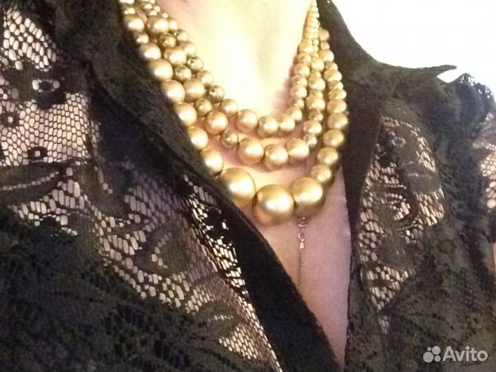 Очень красивые новые бусы и серьги с лабрадором