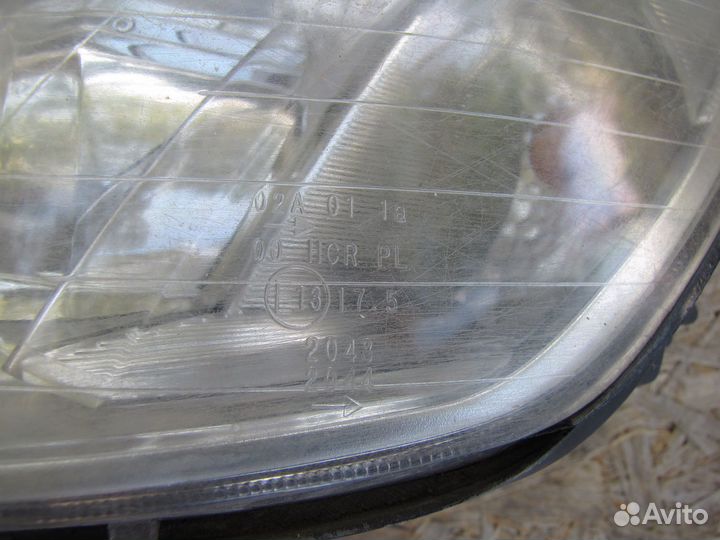 Фара левая Chevrolet Captiva с100 (правый руль)