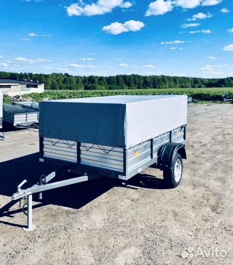Прицеп легковой Мустанг 255 с тентом 0,9м