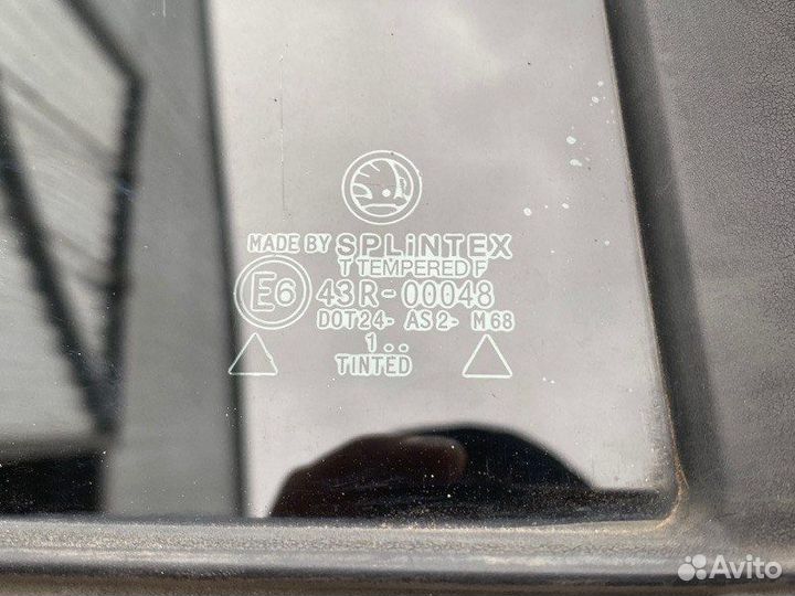 Форточка двери задняя правая Skoda Fabia 6Y AUA