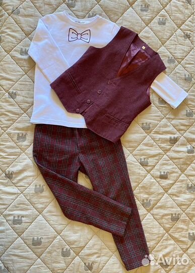 Нарядный костюм с брюками на мальчика 110
