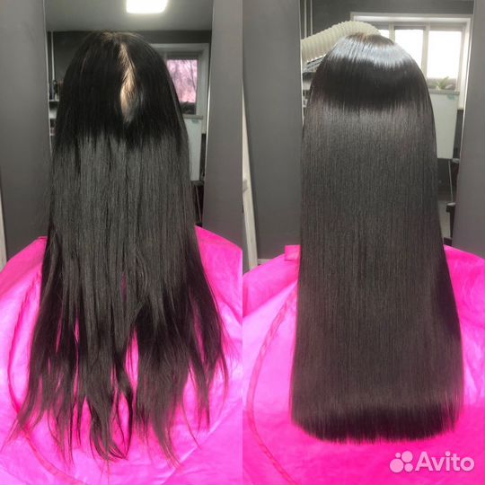 Кератиновое выпрямление волос ботокс