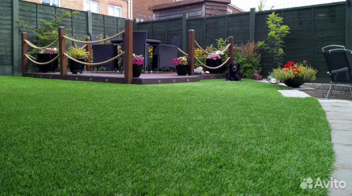 Рулонный газон под ключ