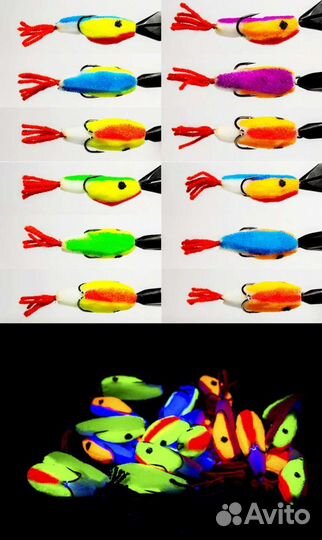 Поролоновые рыбки, джиговые приманки