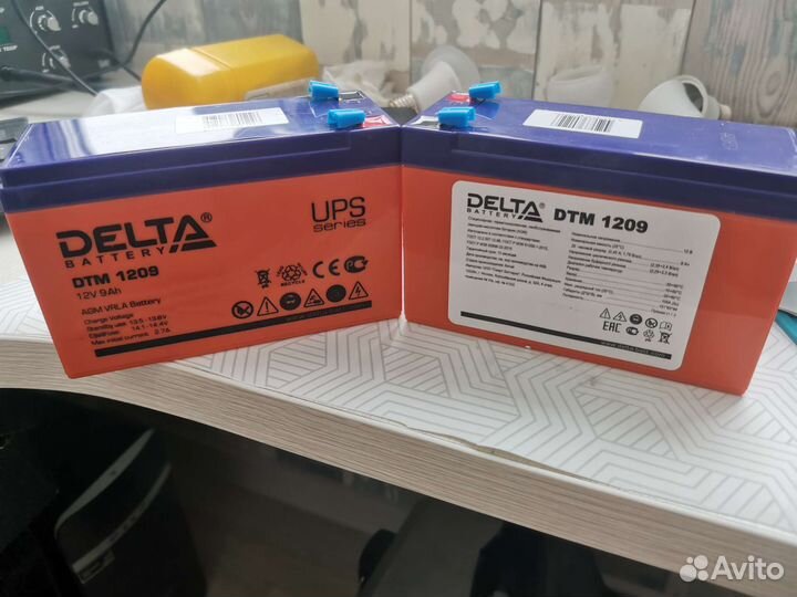 Аккумулятор для ибп Delta 1209 12в 9ач новый