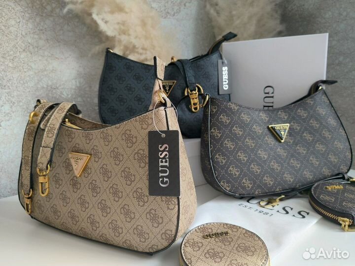 Сумка guess с кошельком 3 цвета