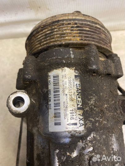 Компрессор кондиционера Volkswagen Polo седан 1.6