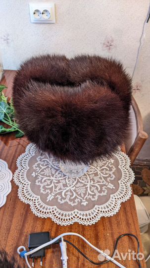 Мужская шапка из натурального меха