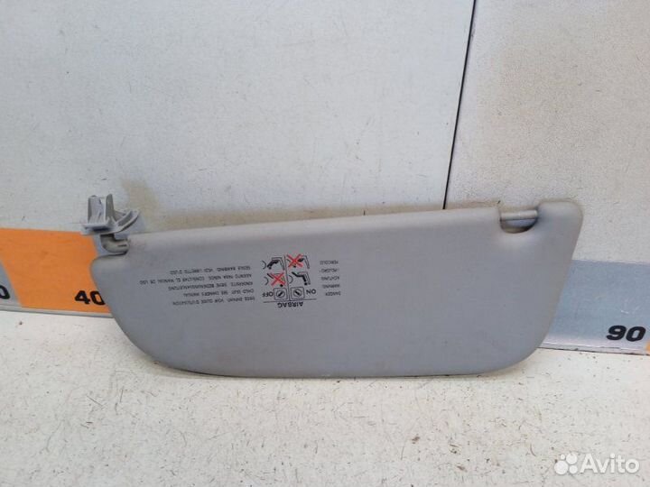 Козырек солнцезащитный правый Peugeot 406 8E/F 1.8