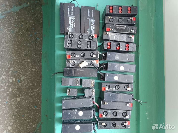 Аккумуляторы б/у, нерабочие