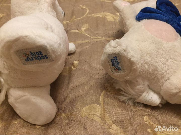 Зайки мягкие игрушки Сочи 2014