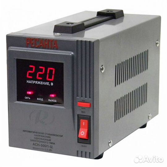 Стабилизатор автоматический Ресанта асн-500/1-Ц