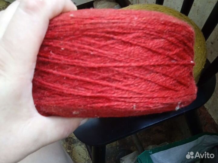 Пряжа шерсть бабинная