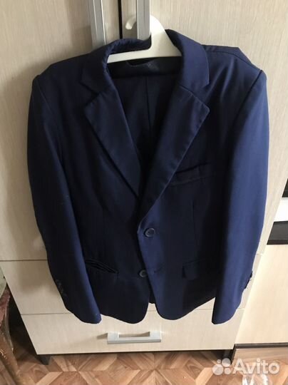 Школьный костюм для мальчика 128 синий