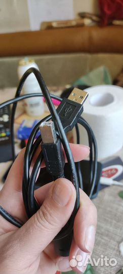 Кабель USB A - USB B (2м, 1м) для принтера
