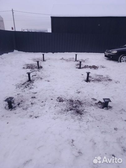 Винтовые сваи установка под ключ