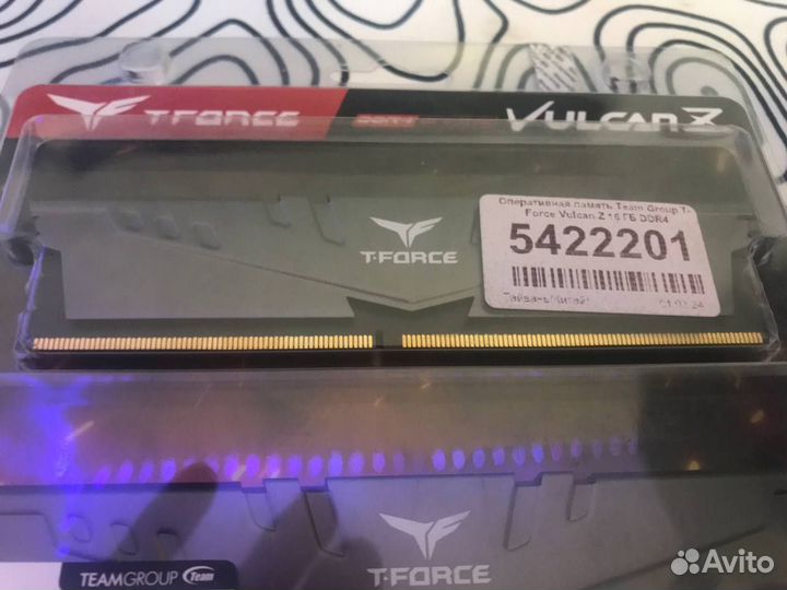Оперативная память ddr4 16gb 3200 Team Force Vulca