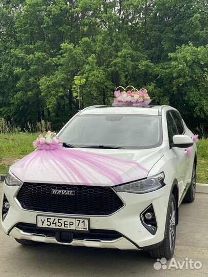 Свадебные украшения Нежная сирень на машину