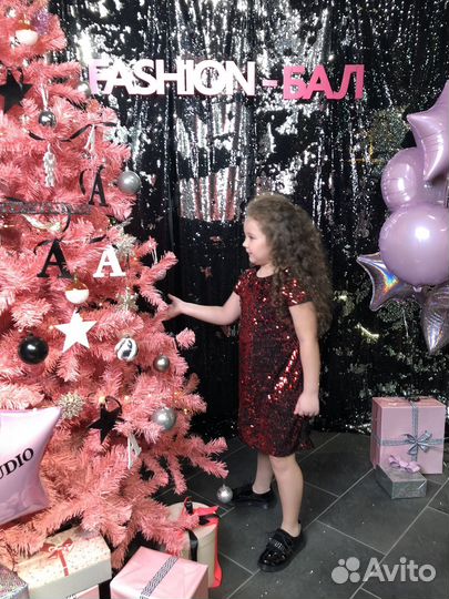 Елка искусственная 210 розовая