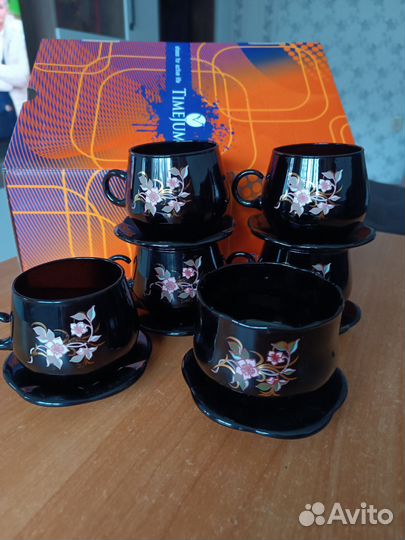 Сервиз чайный, стекло