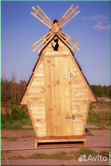 Дачный туалет с установкой SUN333