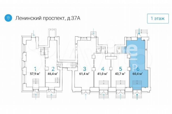 Продам торговое помещение, 60 м²