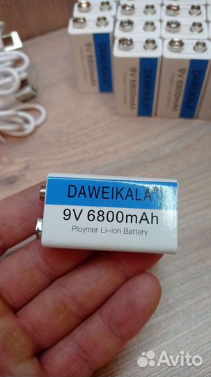 Аккумулятор 9v перезаряжаемый