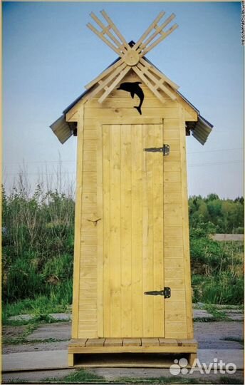 Уличный туалет домик с установкой хэх 190