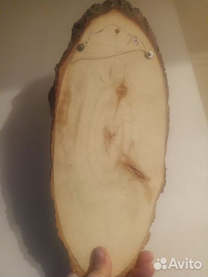 Картина панно из дерева и самоцветный крошки