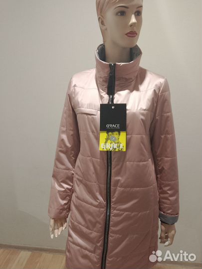 Куртка демисезонная женская удлиненная 44-46