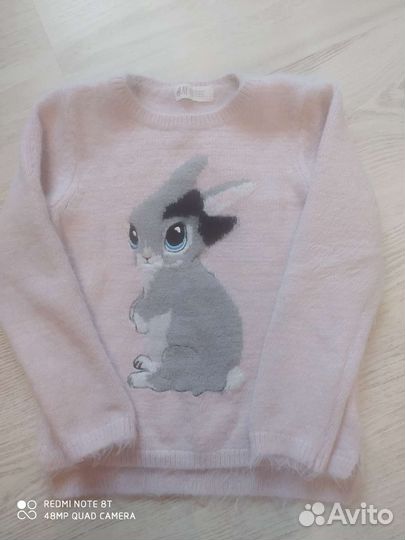 Кофточка мягкая и теплая H&M ангора 122-128