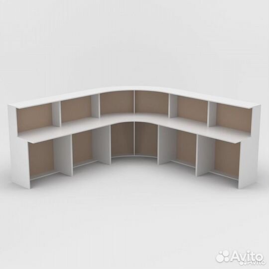 Стойка Ресепшен Модульная Волна в Наличии