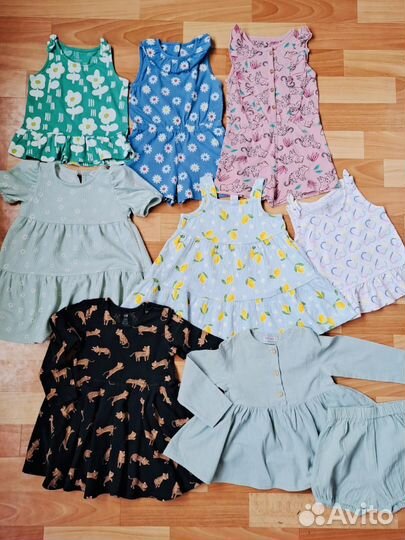 Платье для девочки 1,5-2 года, пакетом