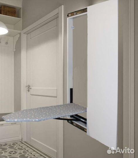 Откидная (встраиваемая) гладильная доска