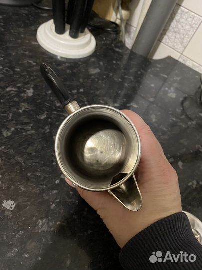 Мельхиоровый кофейник Кальчугино