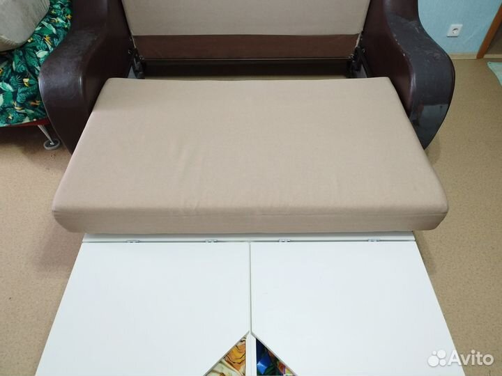 Диван прямой серый раскладной