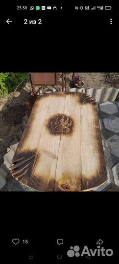 Столярные услуги,стол,стул,браширование,обжиг