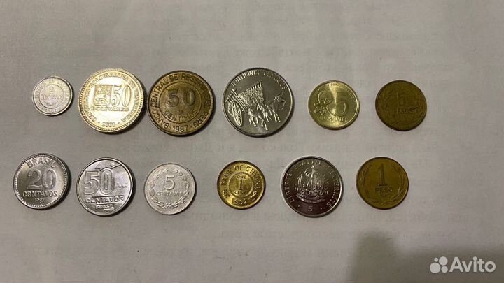 Монеты Южная Америка и Латинская Америка старые