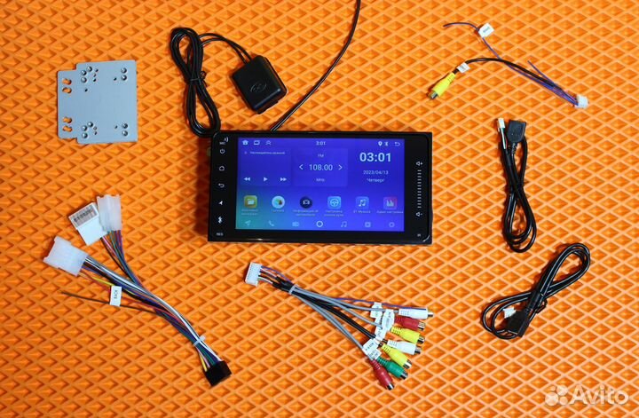Магнитола Тойота 2-32гб размер 200*100