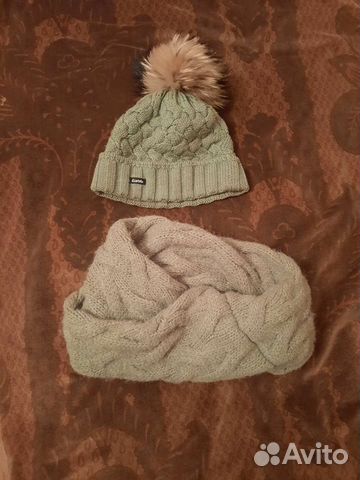 Зимняя шапка и снуд для девочки