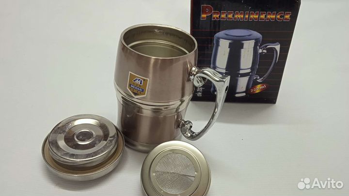 Термос с помпой (кружка)