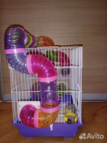 Клетка 2-х этажная с лабиринтом