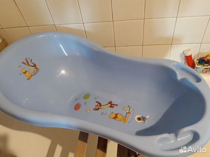 Ванночка для купания с горкой