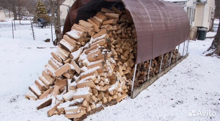 Дрова березовые колотые