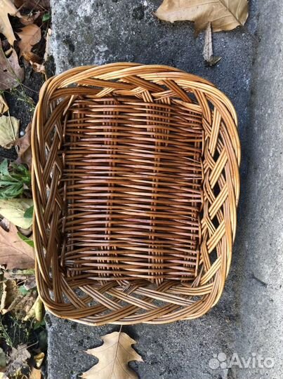 Корзины плетеные деревянные в ассортименте