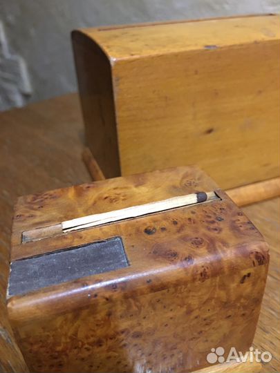 Шкатулки деревянные для курильщиков, винтаж