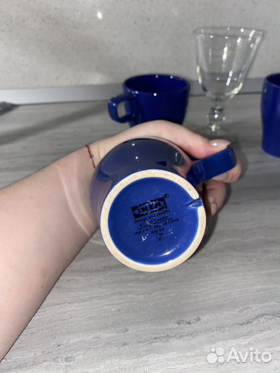 Кружки икеа и бокал