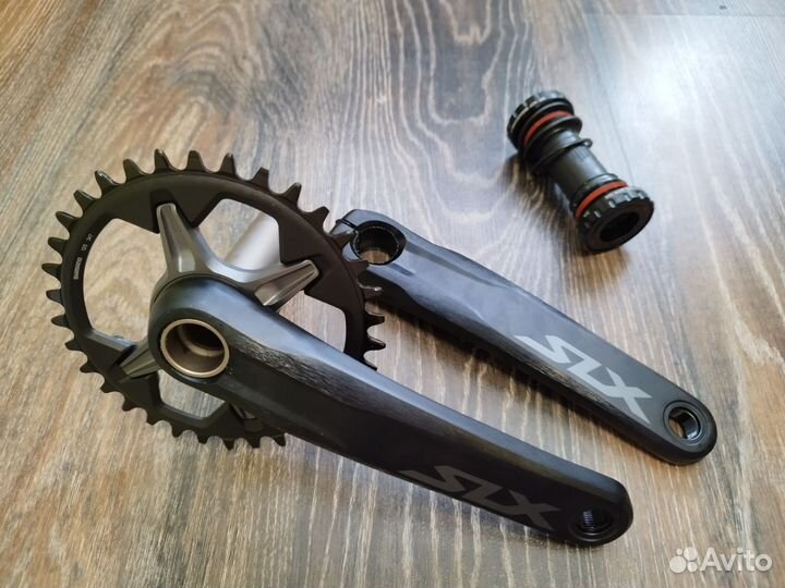Система шатунов Shimano SLX, FC-M7100, 34T, 175 mm